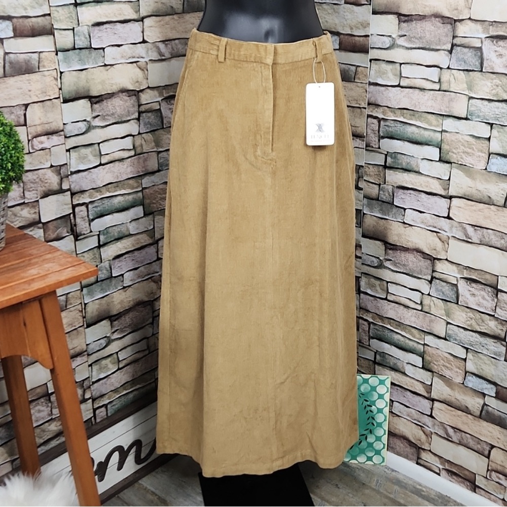 L.L.Bean Tencel Corduroy Skirt